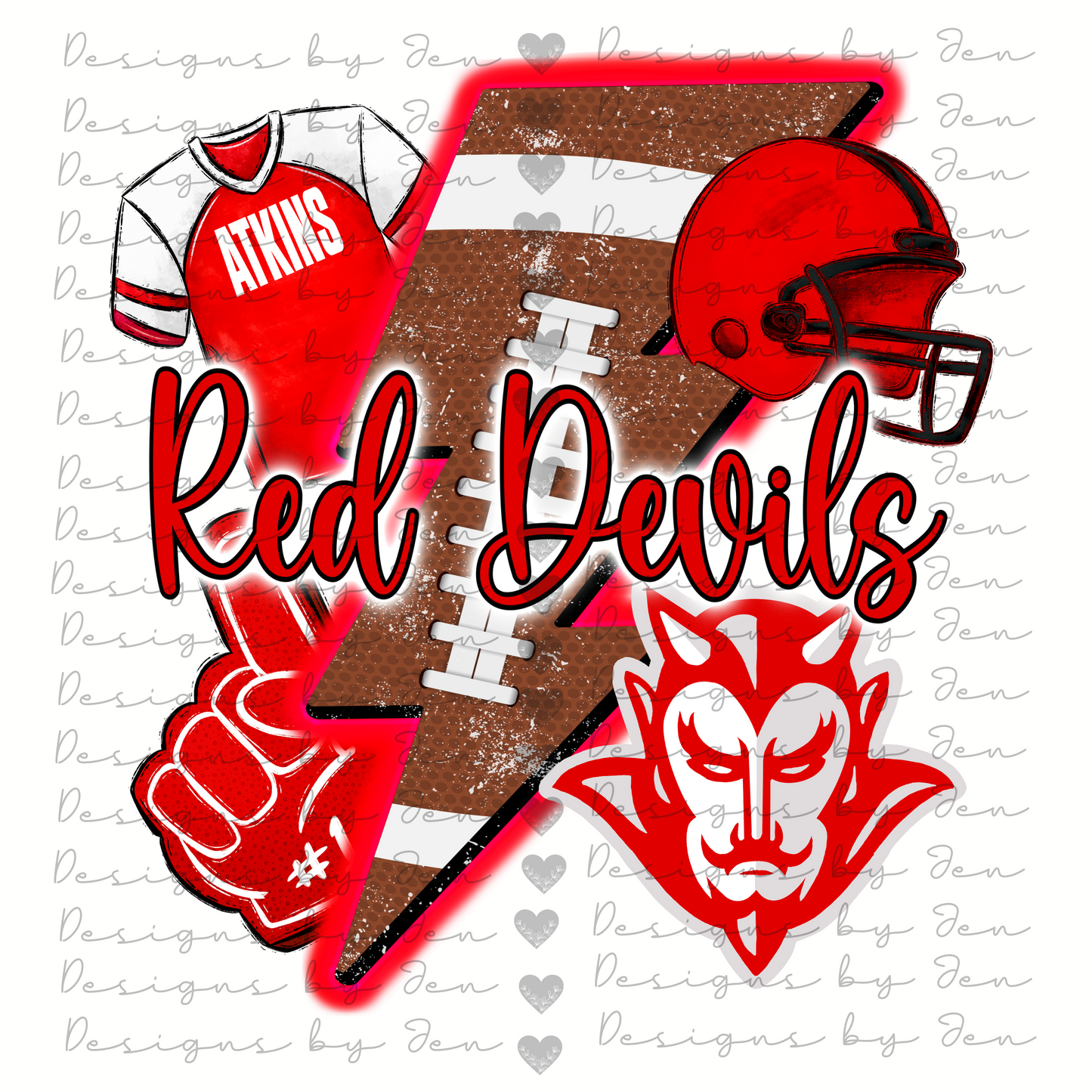 Atkins Red Devils football